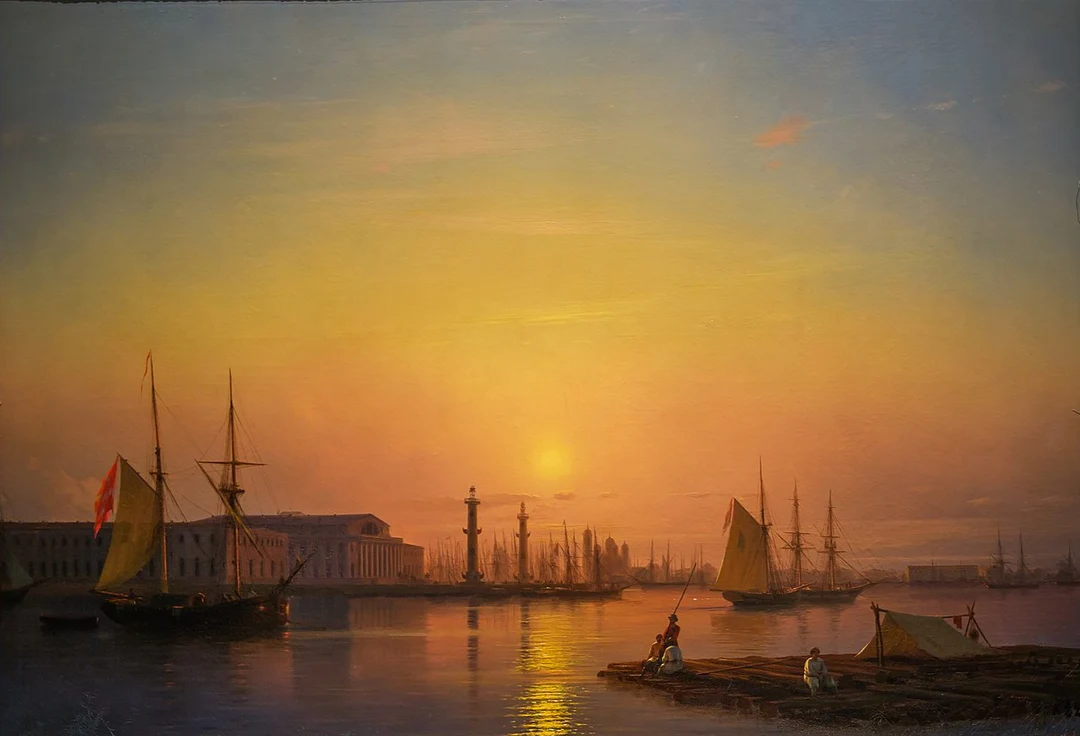 The St. Petersburg Stock Exchange - Ivan Aivazovsky (1847)